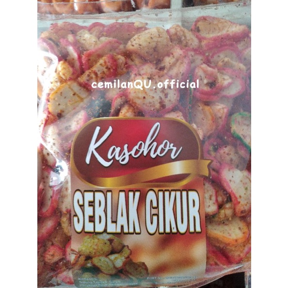 

SEBLAK CIKUR/KERUPUK BANTET PEDAS SNACK KASOHOR