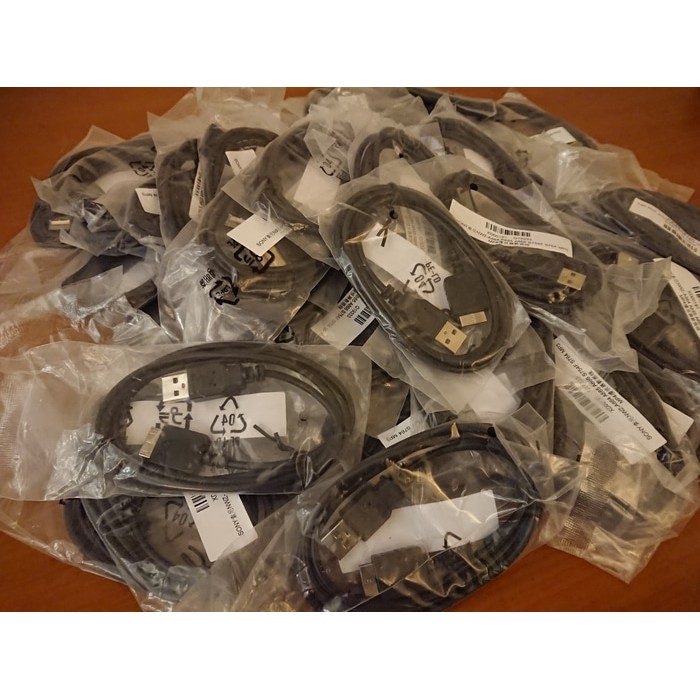 Ready Stok Kabel USB Data Charger Sony Walkman  WM Port  Diskon