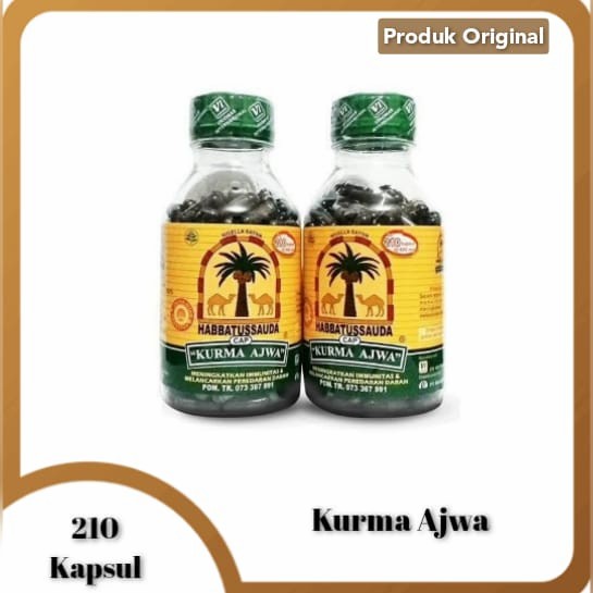 

Habbatusauda Kurma Ajwa 210 kapsul