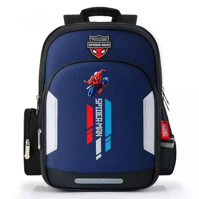 Qisswa_Tas Sekolah Anak Laki laki ransel sekolah karakter super hero spiderman dan kapten amerika ransel sekolah simple SD dan TK laki laki Garsel QISSWA 2821