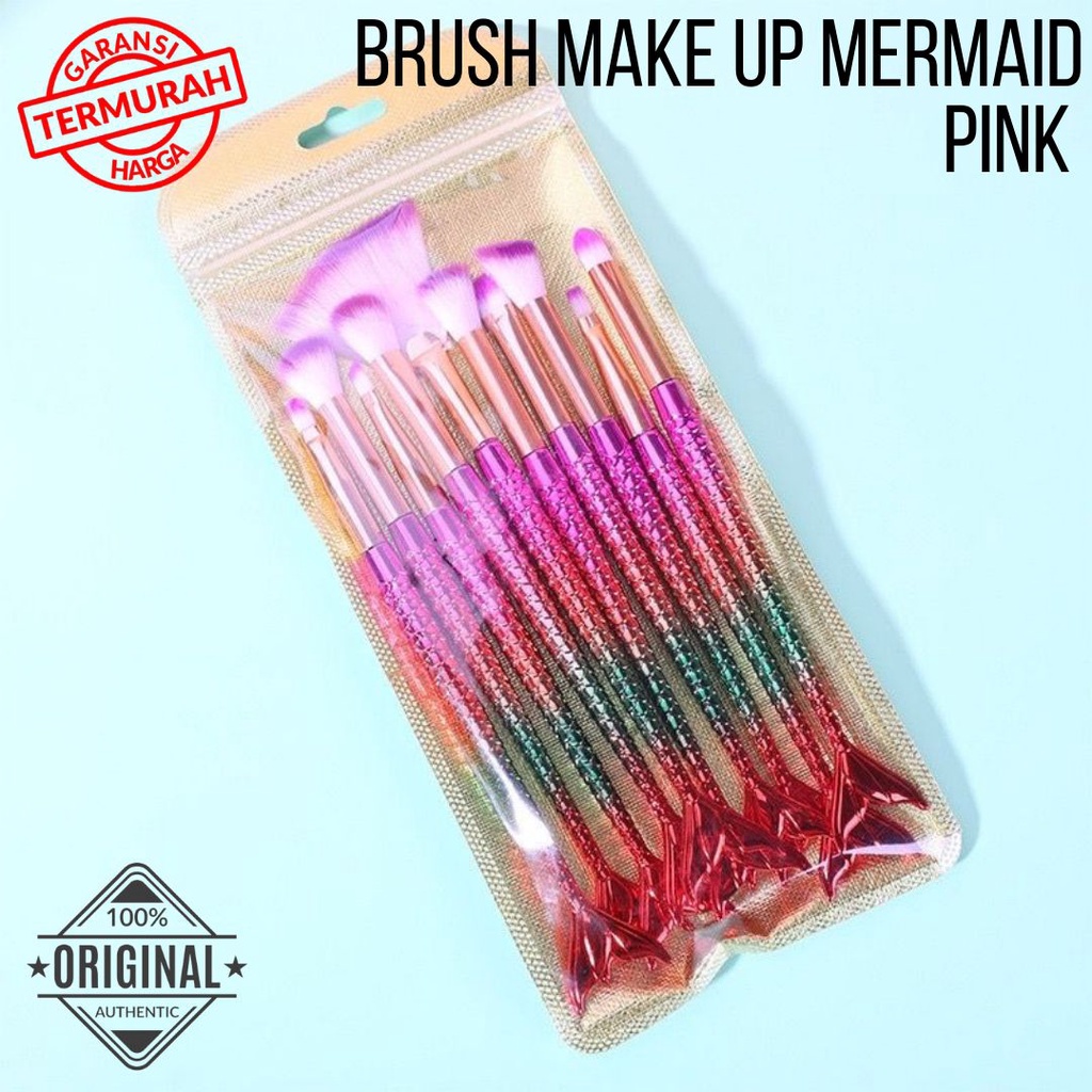 VS BG - MERMAID KUAS MAKE UP 11 IN 1 BRUSH / MAKE UP TOOL
