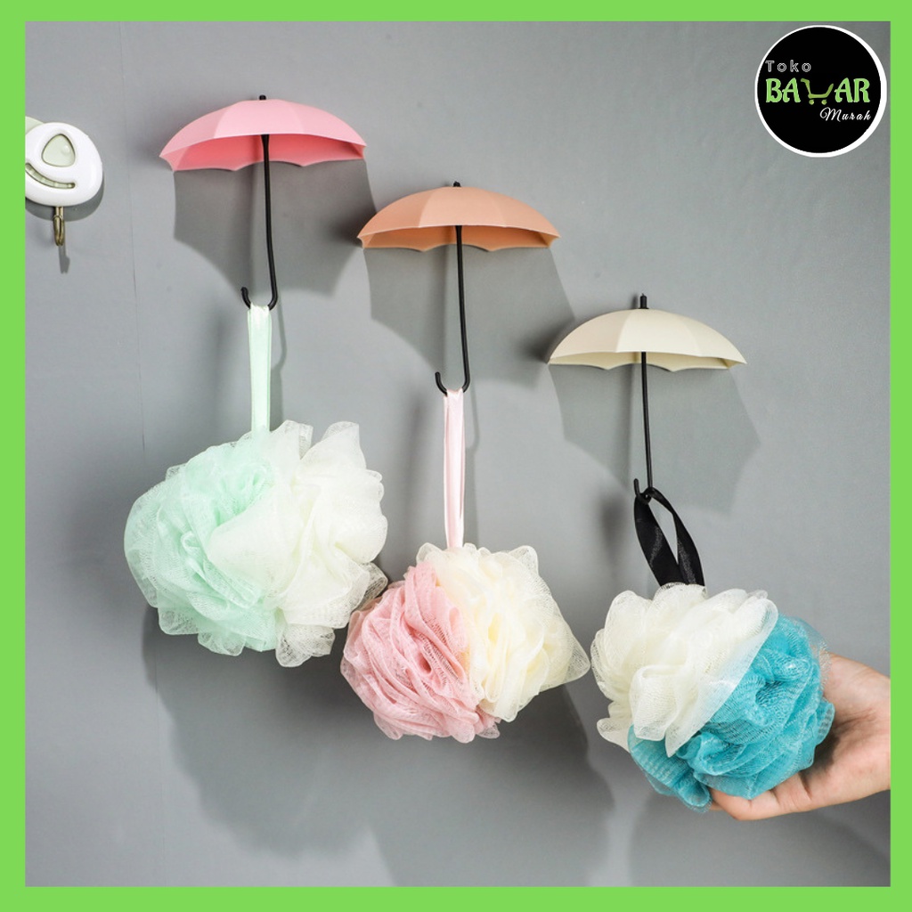 Sponge Busa Mandi / Shower Puff / Sponge Mandi / Spons Busa Mandi Jaring Tebal Super Lembut