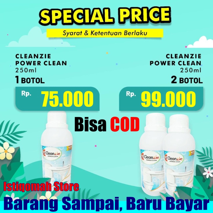 COD Cairan Pembersih Lantai Cleanzie Power Clean Porcelen Cleaner Kamar Mandi Toilet Noda Stainless