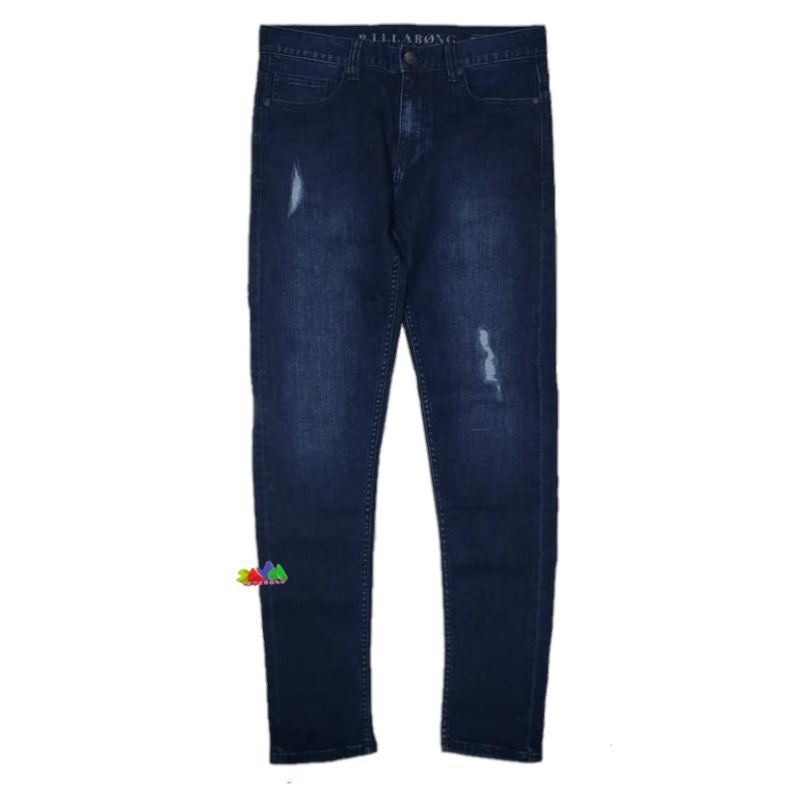 celana jeans billabong slim TAPPERED navy WASHED original