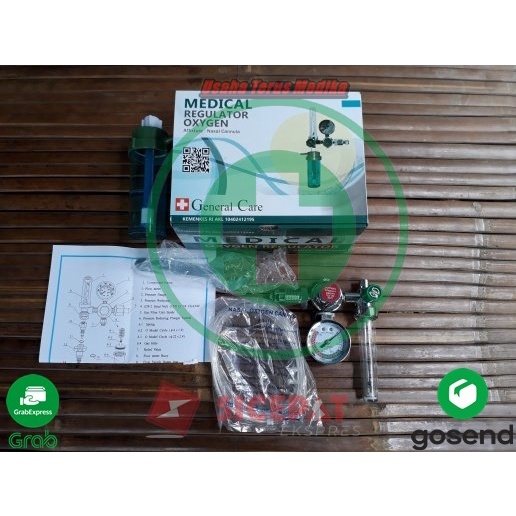 Regulator Oksigen Medis Set / Medical Oxygen Regulator General Care