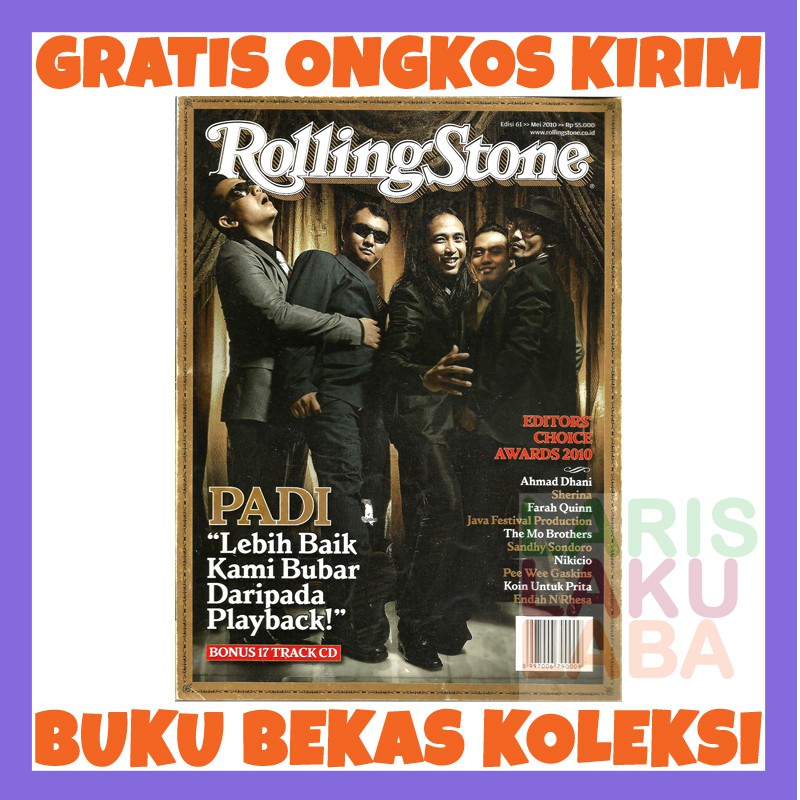 MAJALAH ROLLING STONE INDONESIA NOMOR 61 EDISI 61 BEKAS KOLEKSI