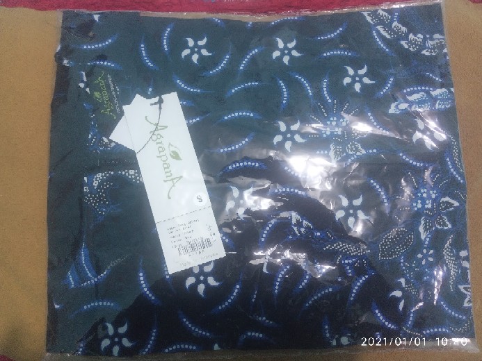 Agrapana Blouse Batik Wanita Baju Atasan Batik Wanita Modern Couple Sarimbit Lengan Panjang Abhitah