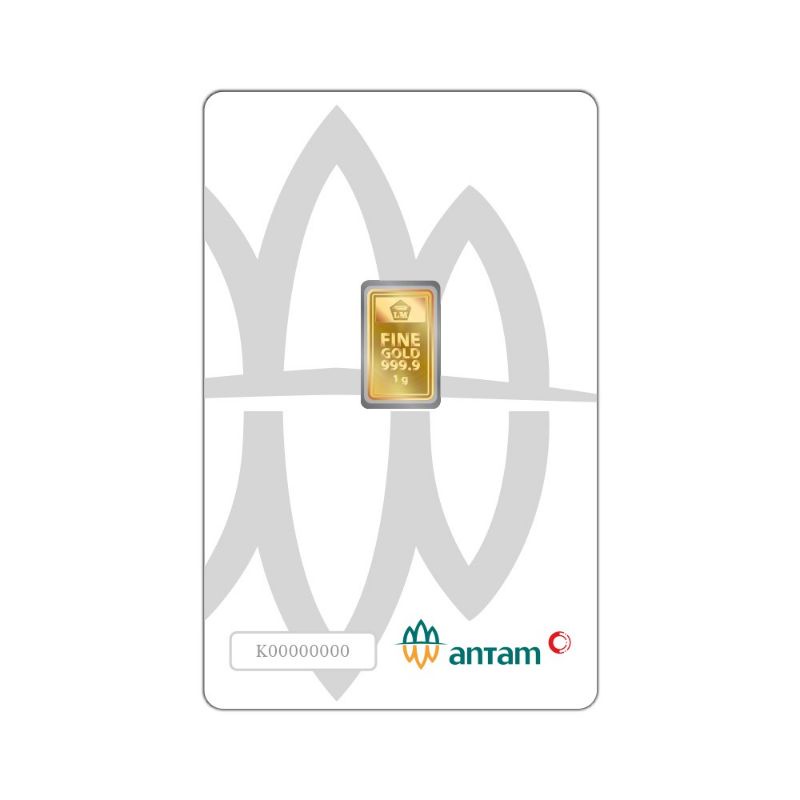 Logam Mulia Emas Antam 1g FINE GOLDE 999,9