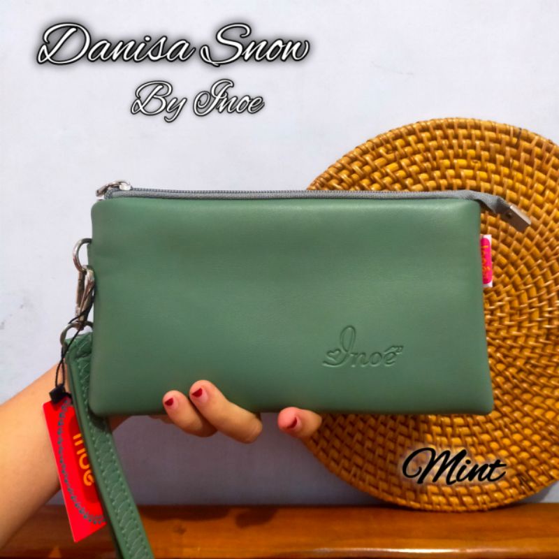 DANISA BAHAN SNOW BY INOE // DOMPET POUCH PANJANG HP WANITA