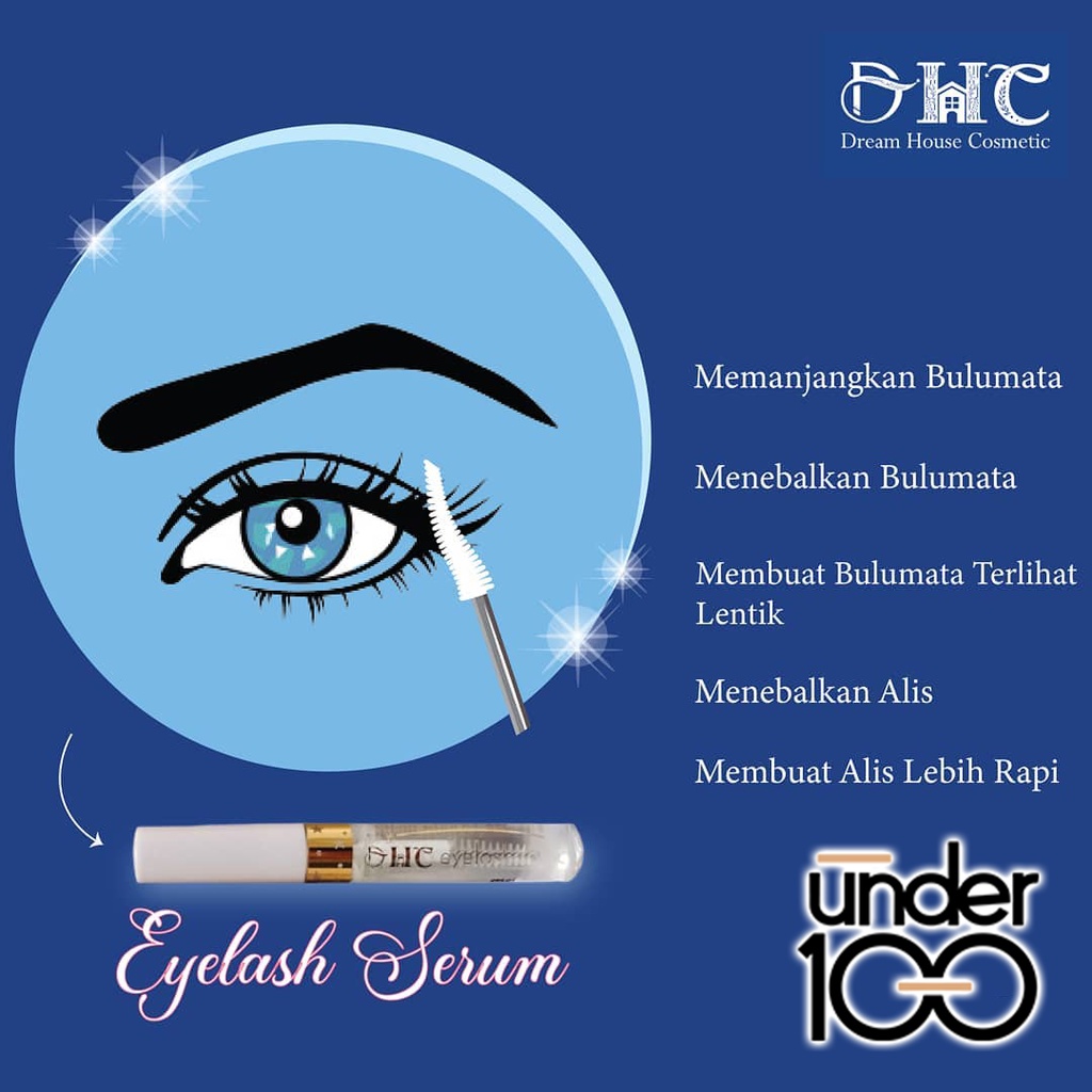 ❤ UNDER100 ❤ DHC Eye Lash Serum | Serum Bulu Mata 6.5ml | Show Your Beauty | SYB Eyelash Dream House