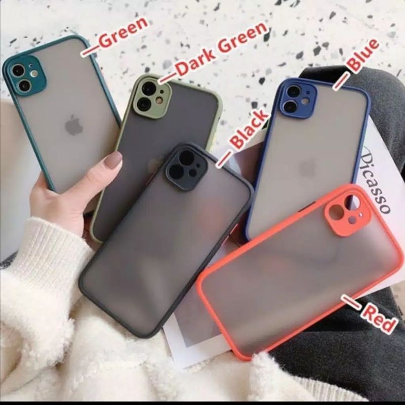 VIVO ALL TYPE Hard Case Matte Colored Dove Pelindung Kamera