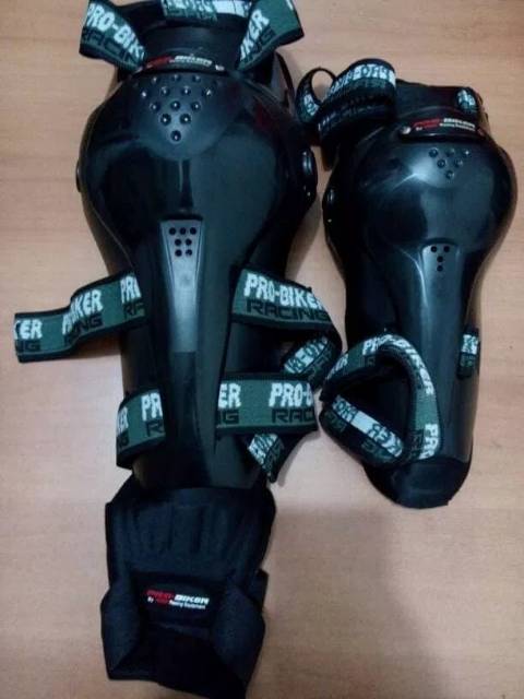 DECKER PROBIKER - AXO - HITAM -Pelindung Siku dan Lutut  PROBIKER AXO
