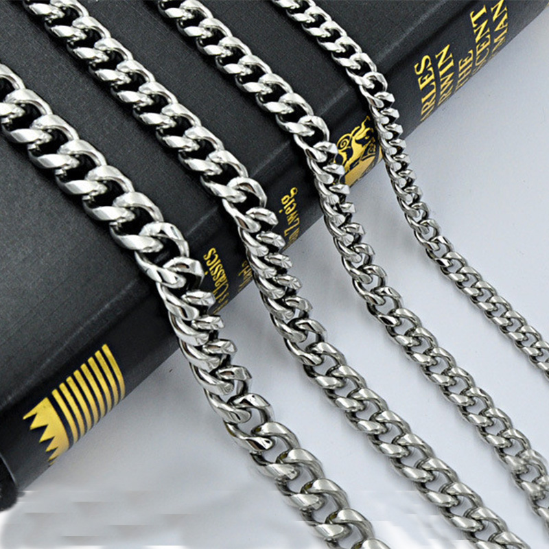 Kalung Rantai Klavikula Dengan Liontin Gaya Punk Untuk Pria Dan Wanita