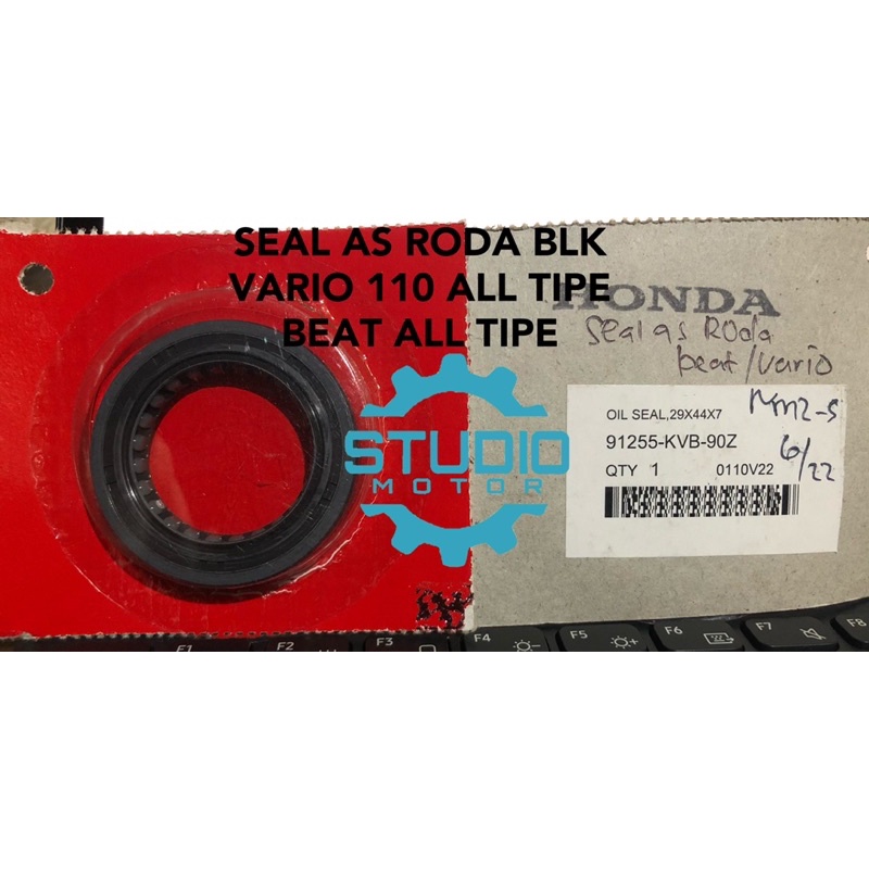 Oil Seal 29 X 44 X 7 Seal As Roda Belakang 91204K50T01 BeAT FI Spacy Spacy FI New Scoopy eSP K16 Vario 110 Karbu &amp; Vario 110 eSP Beat Karbu Scoopy Karbu 91255KVB902 91255KVB90Z