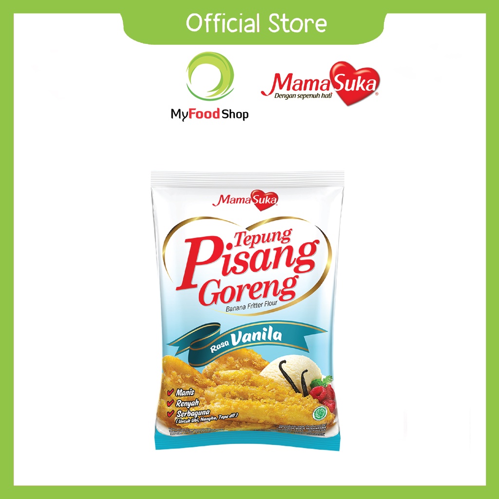

MamaSuka - Tepung Pisang Goreng Vanilla 225 gr