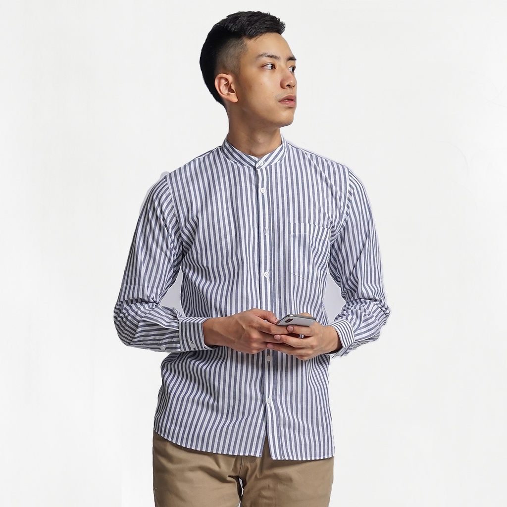 Kemeja Stripe Pria 5