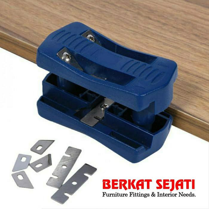 Mesin | Manual Edge Trimmer Router Cutter Edging Hpl Pvc Taco Sheet Decosheet - Biru