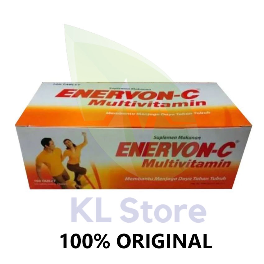 1 BOX ENERVON C STRIP ISI 100TABLET ENERVON-C STRIP BOX MULTIVITAMIN ENERVONC STRIP VITAMIN C VITAMI