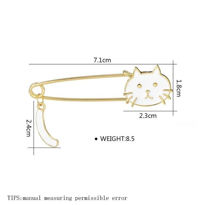 Bros peniti besar kucing putih