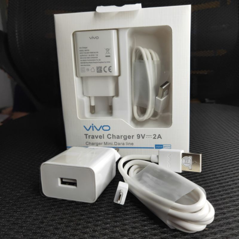 Charger Vivo Original 100% Fast Charging 9V-2A Micro USB