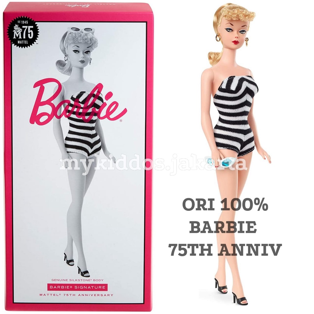Barbie Signature 75th Anniversary Edition Doll / Boneka Barbie ORI