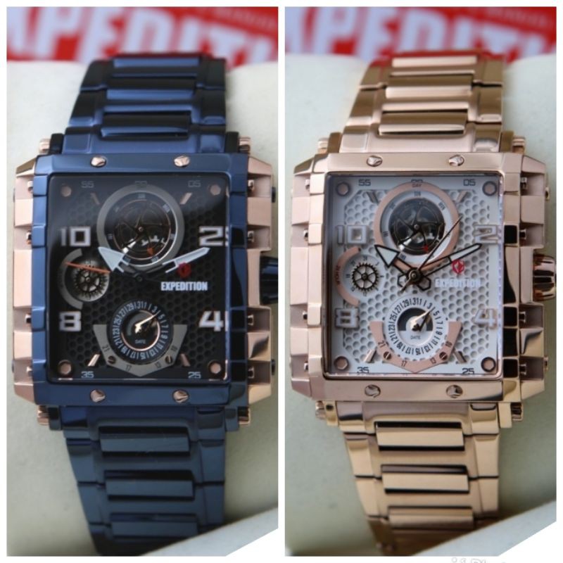 Jam tangan wanita Expedition E 6757 E6757 rantai original garansi resmi