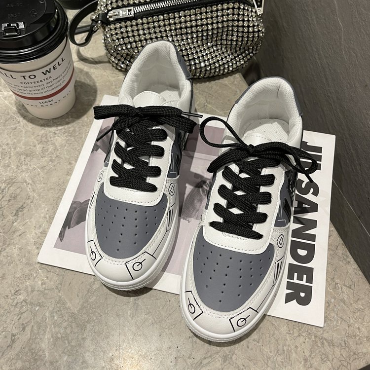 TBIG [COD] Sepatu Sneakers ATRLOADING Sepatu Import Wanita Sepatu Korea Style Sekolah Kuliah