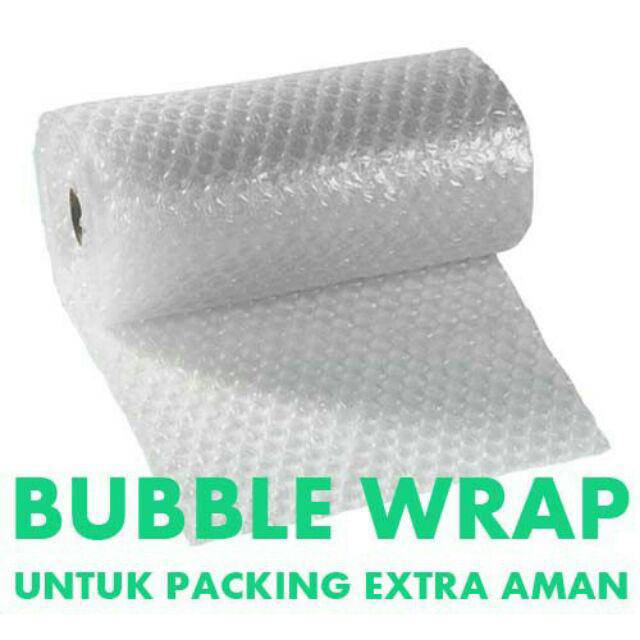 

Plastik bubble wrap untuk pengaman tambahan paket