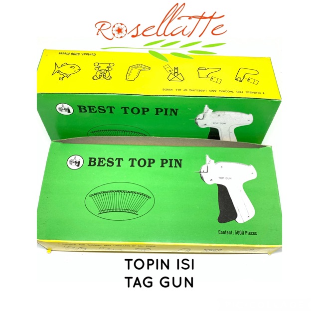REFILL TAG GUN TOP PIN LABEL BAJU