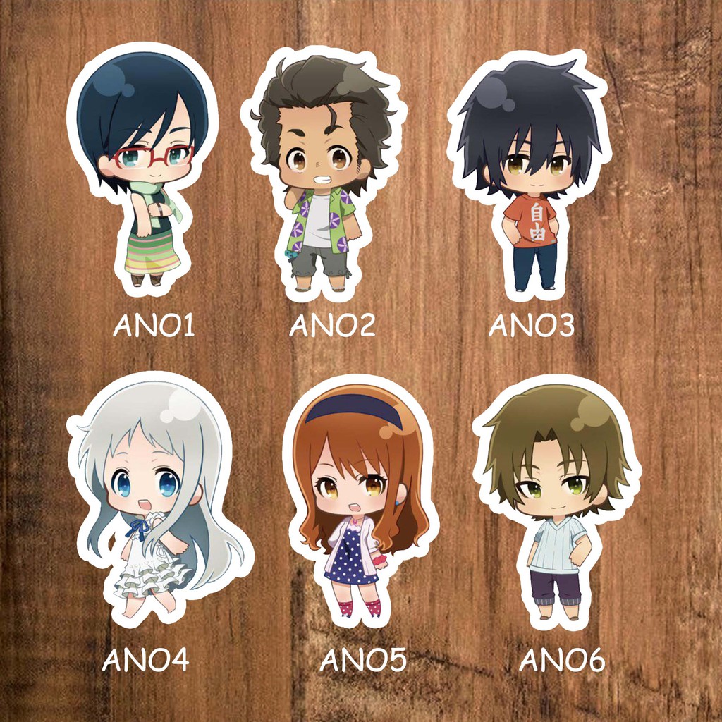 Sticker Stiker Anime Ano Hi Mita Hana O Namae O Bokutachi Wa Mada