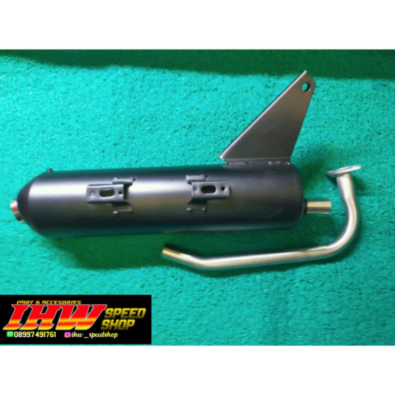 Knalpot Copy Cms Vario Lama 110 & Vario Techno 110 Karbu By Zrc