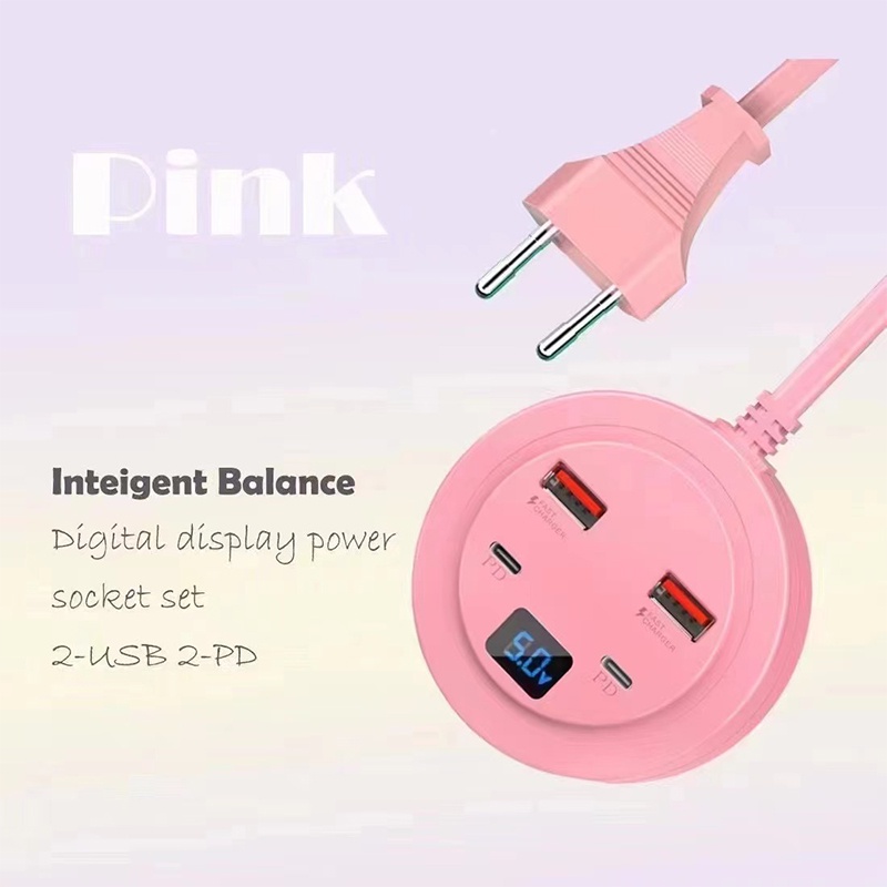 【4008】[GROSIR/COD]Skyhigh MARCARON STOP KONTAK / STOP KONTAK USB / COLOKAN SEGI ENAM / 4LUBANG 1.8METER / SOKET 2 USB 2 PD / STEKER TARDE