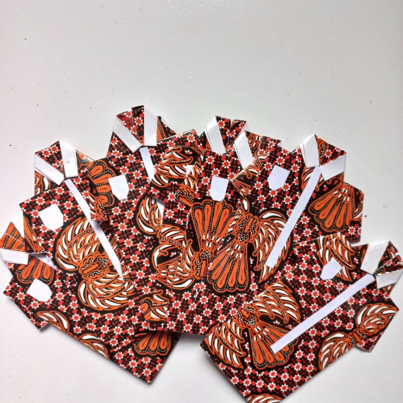 

(ISI 5psc) Amplop Lebaran unik model baju (motif random)