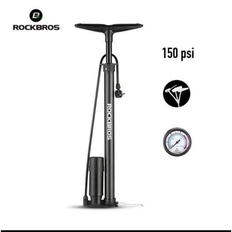 Rockbros 380G Bike Pump 150 psi - Pompa Sepeda MTB Lipat Road bike not GP6532B