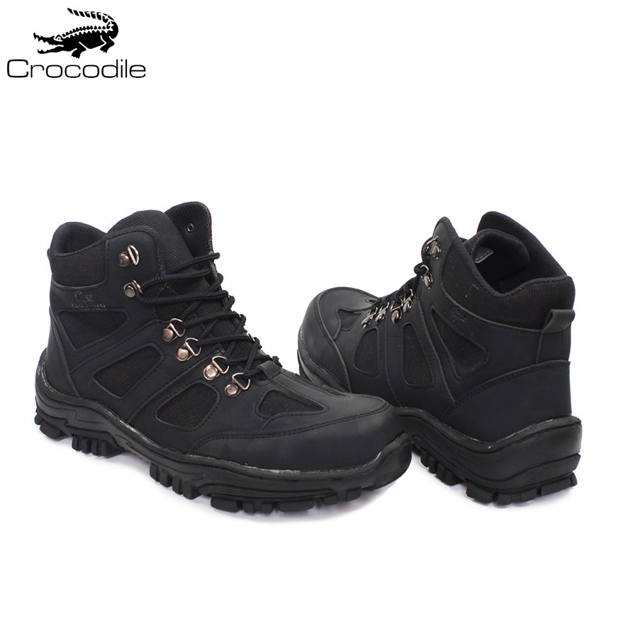 SM88 - COD Sepatu Pria Crocodile Endure PDL Hitam Boots Safety Hiking Outdoor Gunung Adventure