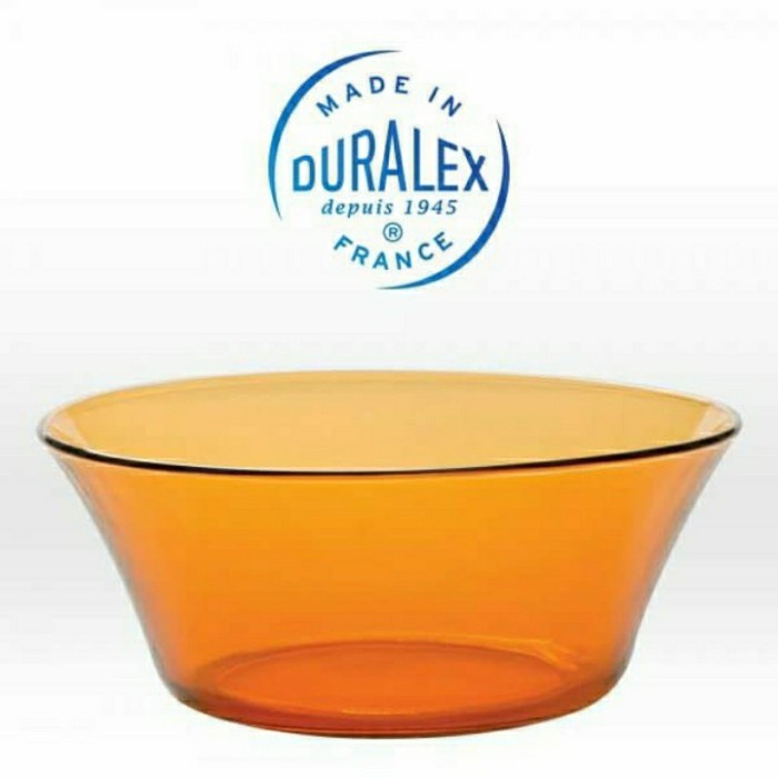 Mangkok Kaca - Duralex Glass Amber Bowl 23Cm