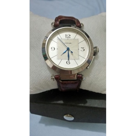 JAM TANGAN CARTIER ORI /PASHA de CARTIER/MADE SWISS /