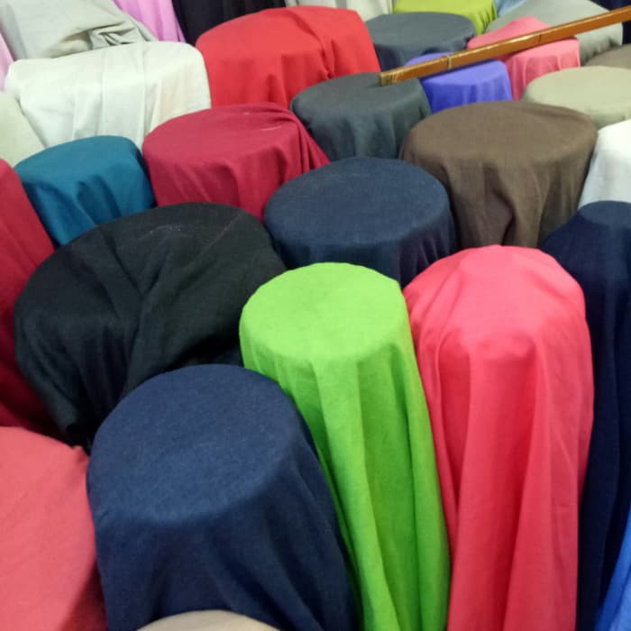 Kain Linen Murni/ 100 % Serat Linen/Bahan Katun Linen