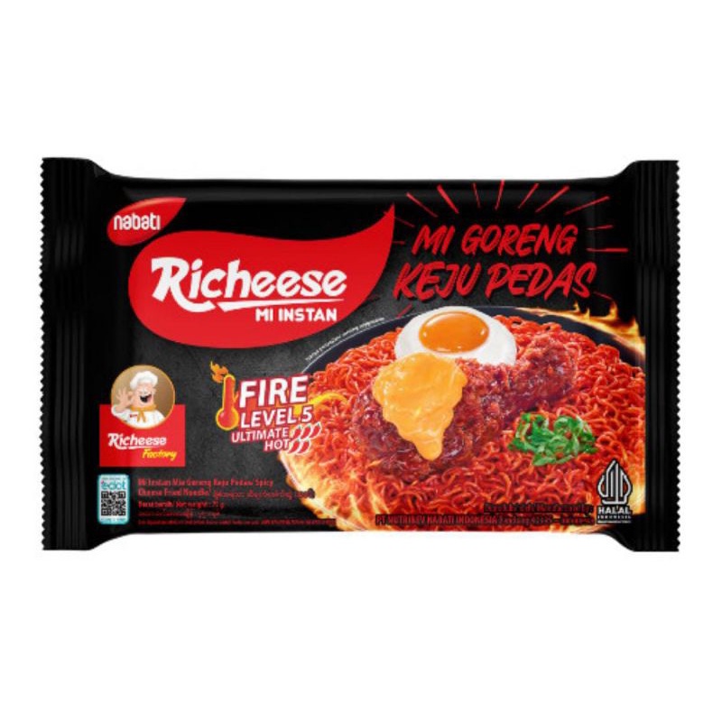 

mie richeese level 5 kuah