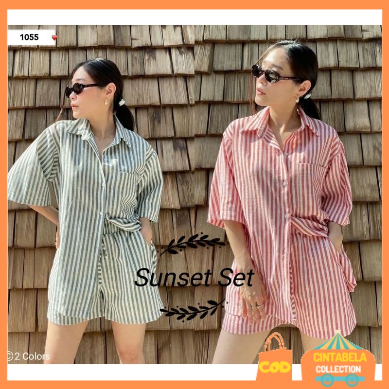 BAJU SETELAN WANITA ONE SET PAKAIAN WANITA SET FASHION KOREAN STYLE 1055 16