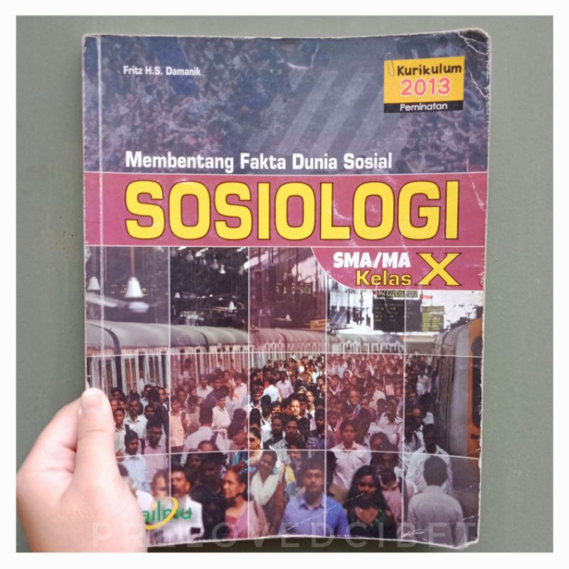[PRELOVED] Buku Paket SOSIOLOGI SMA Kelas 1 / Kelas 10 - Kurikulum 2013 – Bailmu