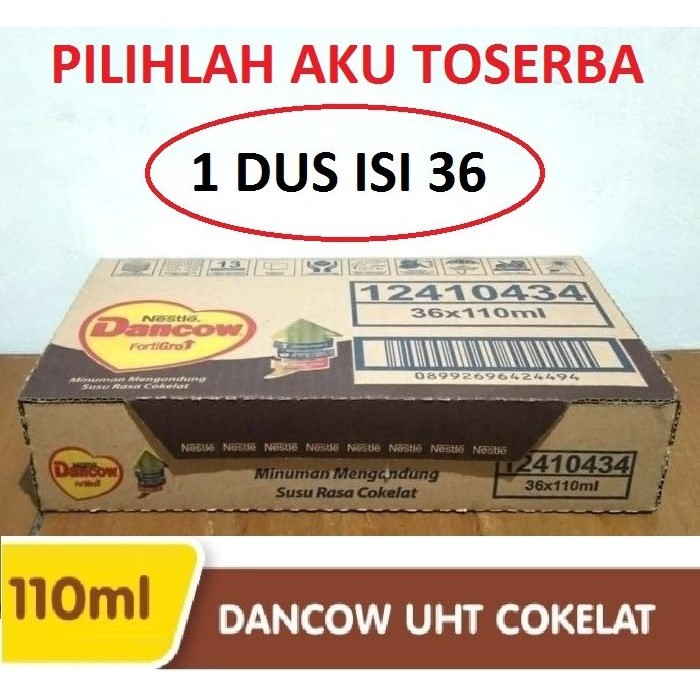 Susu DANCOW UHT COKELAT COKLAT FortiGro - 110 ml  ( 1 DUS isi 24 )