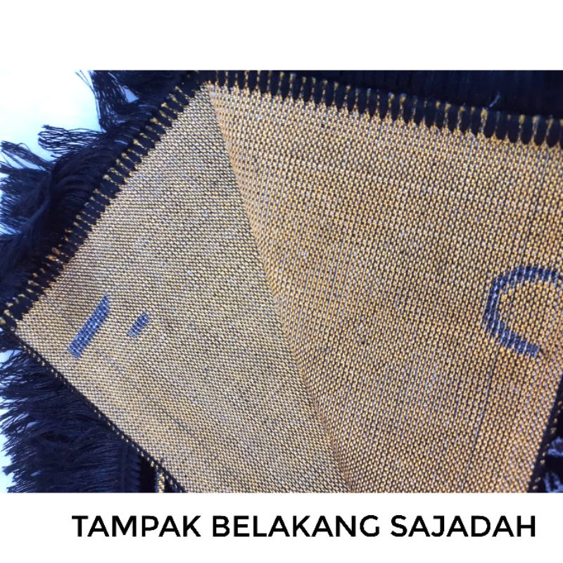 Sajadah Turkey Bulu Hitam Size Kecil/Kepala/Muka Oleh oleh haji umroh ukuran 35x60