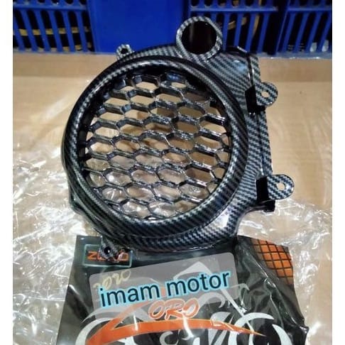 Cover tutup kipas Beat new 2020-2021 karbon