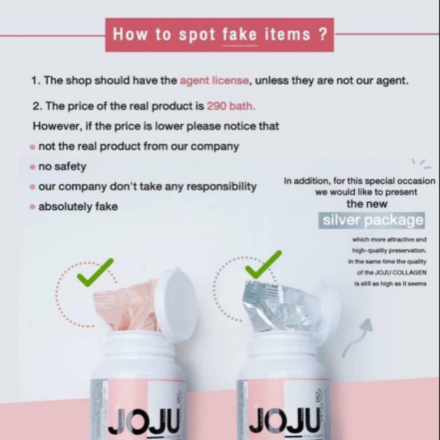 Joju Collagen Original Thailand Kemasan Terbaru