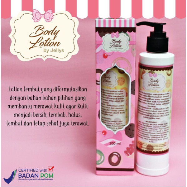 Body lotion ori by jellys perawatan tubuh murah body lotion murah