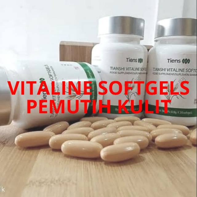 VITAGEL VITALINE SOFTGELS PEMUTIH BADAN ORIGINAL