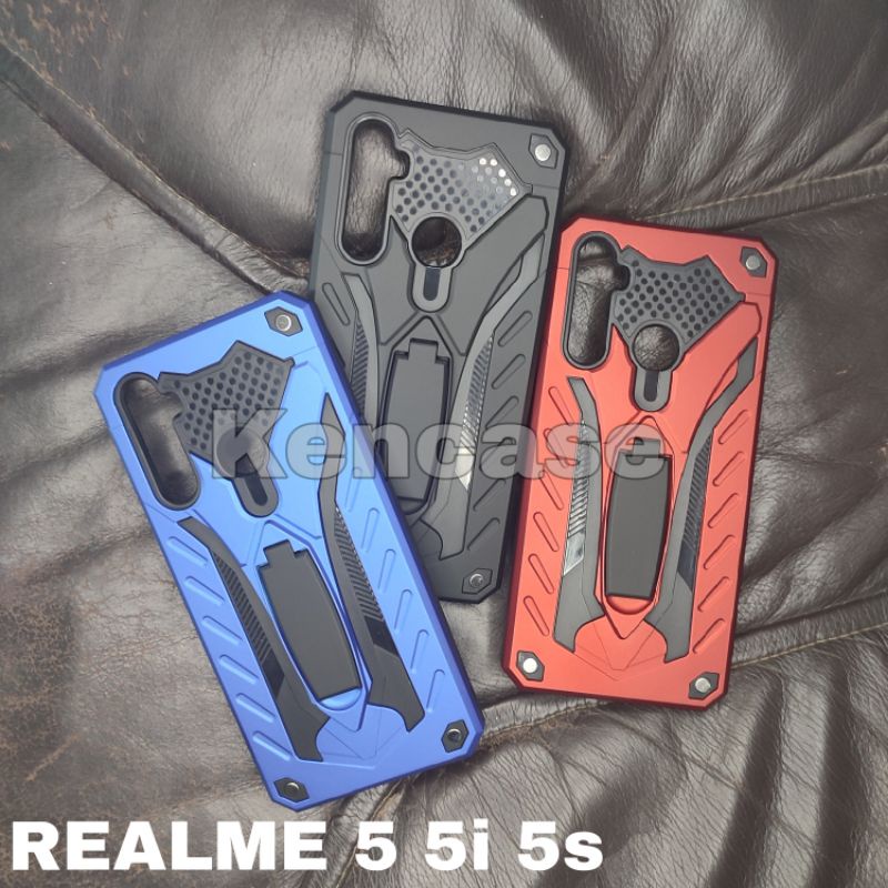 Hard Case Realme 5 5i 5s Casing Robot Transformer Phantom Armor