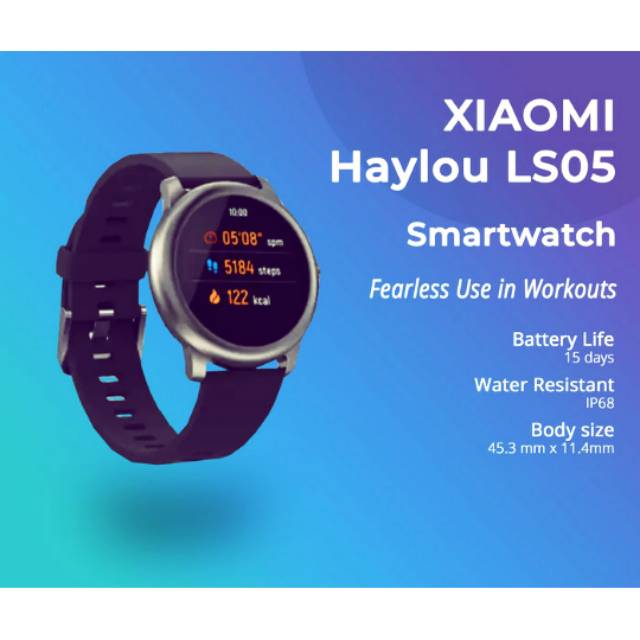 Smartwatch XIOMI HAYLOUS BARU GARANSI 6 BULAN FREE ONGKIR