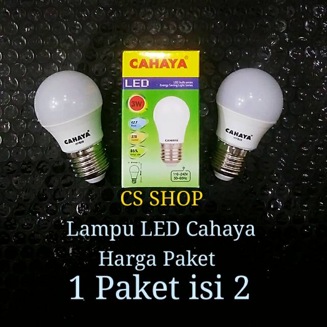 Lampu LED 3watt paketan 2 pcs